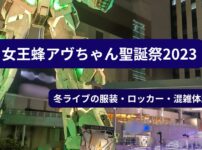 女王蜂アヴちゃん聖誕祭2023の冬ライブ遠征とZepp DiverCity東京周辺の夜景
