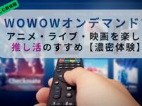 WOWOWオンデマンドの楽しみ方を紹介記事イメージ