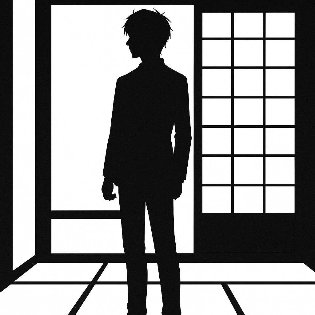 的場一門の当主・的場清司イメージシルエット